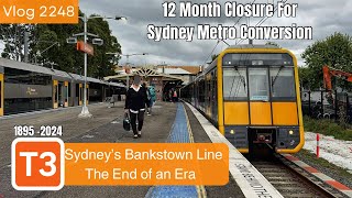 Sydney Trains Vlog 2248 The Bankstown Line  End of an Era [upl. by Llenil752]