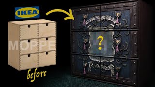 Medieval Ikea Moppe Drawers DIY  Polymer Clay [upl. by Acirne124]