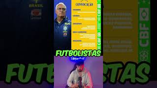 CONVOCATORIA DE BRASIL brasil convocatoria conmebol dorivaljr viniciusjr [upl. by Sualocin631]