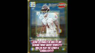 CB Deangelo Hall Legend Zone Corner cut25 easportscollegefootball capcut 915 release [upl. by Yemorej473]