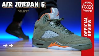 Air Jordan 5 Olive 2024 [upl. by Ludie]