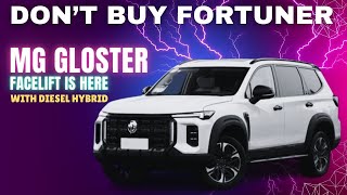 FORTUNER KILLER MG Gloster facelift 2024 is here🔥 Interior Leaked Launch Date out [upl. by Nnaycnan]