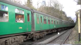 Mid Hants Railway Tuesday 29th December 2015 [upl. by Oirogerg]