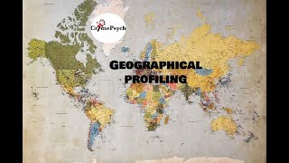 Geographical profiling [upl. by Elesig351]