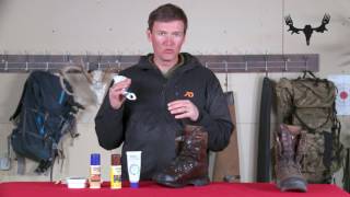 How To Waterproof Your Leather Boots With MeatEaters Janis Putelis [upl. by Enyaw]