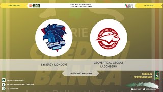 16022020 7a rit A2 Credem Banca  Synergy Mondovì – Geovertical Geosat Lagonegro [upl. by Claudy]