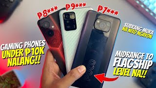 TOP 6 BEST UNDER ₱10K GAMING PHONES Ngayong 2023  2nd Hand Editions [upl. by Ayalat]