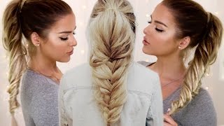 Loose Fishtail Ponytail [upl. by Aleina]