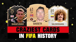 CRAZIEST CARDS IN FIFA HISTORY 😵😱 FIFA 10  FIFA 21 [upl. by Martineau]