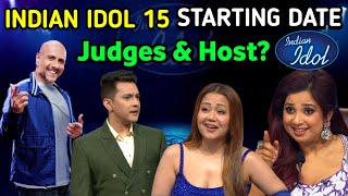 Indian Idol Season 15  Judges Name and Starting Update  Indian Idol 2024 [upl. by Aicnatsnoc]