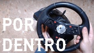 DESMONTANDO VOLANTE F1 LOGITECH [upl. by Arytahs]