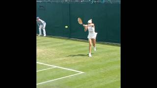 Mirra Andreevas Backhand Up Close wta tennis backhand [upl. by Bronder]