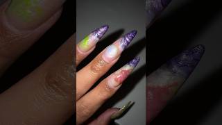 The Color Palette VS The Nail Art🧚🏽💅🏽 nails nailart gelnails naildesign [upl. by Shellie]