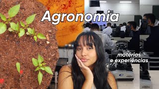 1° ano de Agronomia 🌱  matérias e minha experiência com o curso [upl. by Oleusnoc]