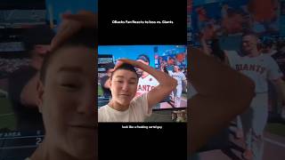 Diamondbacks Fan Reacts to loss vs Giants 9524 [upl. by Normand]