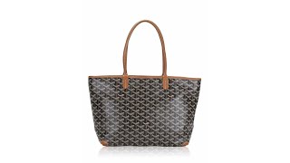 Goyard Goyardine Artois PM Black Gold [upl. by Rugg905]