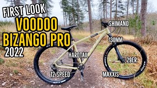 Voodoo Bizango Pro A 12 Speed Hardcore Hardtail Bike Check [upl. by Aivekal946]