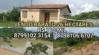 BARATA TA AQUI 26 HECTARES POR 110 MIL COM ÁGUA 8799102 3154  8798106 6707 [upl. by Booth535]