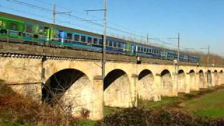 SNCF train Corail Téoz MarseilleBordeaux à Langon33 [upl. by Aihcats]