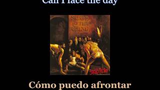 Skid Row  In A Darkened Room  Lyrics  Subtitulos en español Nwobhm Traducida [upl. by Nrubloc]