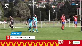 McDonalds NPL Tasmania Round 3 Riverside Olympic v Glenorchy Knights Goal Highlights [upl. by Riesman298]