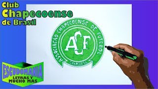 Aprenda a desenhar e pintar o logotipo do Clube Chapecoense [upl. by Marquita973]