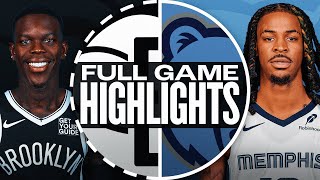 NETS at GRIZZLIES  FULL GAME HIGHLIGHTS  October 30 2024 [upl. by Warchaw762]