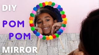 DIY POM POM MIRROR [upl. by Victoir]