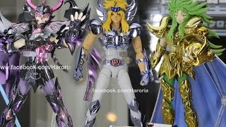 Saint Seiya Myth Cloth EX  Hyoga Shion amp Radamanthys [upl. by Airretal]