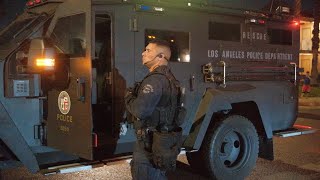 LAPD SWAT Teargas Deployment Caught on Camera [upl. by Benedict]