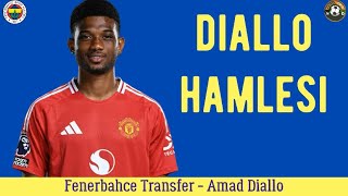 Fenerbahçe Transfer⚽️ Amad Diallo Fenerbahçe fenerbahçe amaddiallo [upl. by Leta]