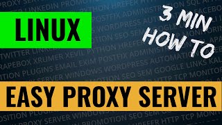 How To Create Easy Proxy on Linux VPS  Tutorial Step By Step  Best VPN [upl. by Oelgnaed]