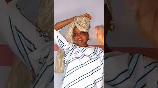 how to tie gele headwrap short viral gele headwrap trending tutorial fashion beauty reels [upl. by Ciryl]