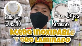 😱PRECIOS DE LOCURA🤯en Acero inoxidable y Oro Laminado🤩Pulseras Duo🎁Letras💎Collares📿Pandoras🧿 CDMX😉 [upl. by Sanjay]