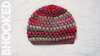 How to Crochet a Puff Stitch Hat [upl. by Francois]