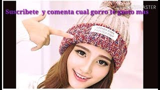 50 estilos de GORROS TEJIDOS moda OTOÑO  INVIERNO 2018 ❤️ ❤️ ❤️ [upl. by Estren]