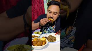 Mutton kosatengra macher jhalmocha lal sak😍😋shots food indianfood youtubeshorts [upl. by Blumenfeld]