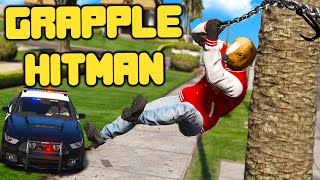 Grapple Gun Hitman Jobs in GTA 5 RP [upl. by Wesa834]