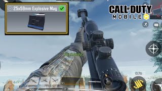 New S6 Rytec AMR Sniper with Explosive Mag Rounds Build is so OP in COD Mobile  Call of Duty Mobile [upl. by Hnao193]