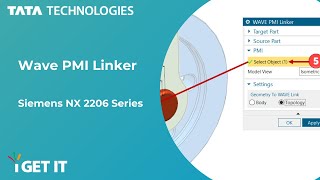 How to use WAVE PMI Linker  Siemens NX 2206 [upl. by Nidia]