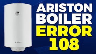 Ariston Boiler Error 108 FIX [upl. by Petronia]