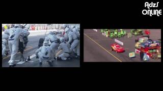 Pit stop comparison  F1 vs Guido Cars [upl. by Eillak]