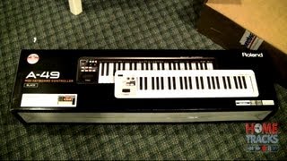 Roland A49 USB MIDI Keyboard Unboxing Studio One Install Review [upl. by Cristine918]