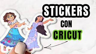 ✂ COMO CORTAR EL BORDE DE ETIQUETAS ADHESIVAS CON LA CRICUT ✂ [upl. by Darius340]