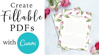 How To Create a Fillable PDF in Canva  Canva Tutorial [upl. by Litsyrk834]