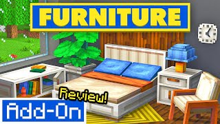 12000 FURNITURE ADDON items to Minecraft Bedrock Edition [upl. by Deloris588]