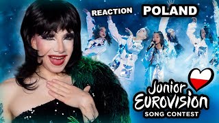 POLAND  Laura  To the Moon LIVE  Junior Eurovision 2022 REACTION [upl. by Ng]