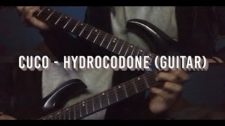 Cuco  Hydrocodone Guitar cover  tabs [upl. by Charry807]