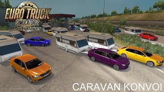 ETS2 I CARAVAN KONVOI 🚗 Wer nichts lernt kann nichts vergessen 🔵 675 MP Event DeutschHD [upl. by Abramo]