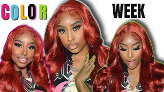 🌈COLORWEEK Outre Glueless Synthetic HD Lace Front Wig  IRENA 2024 syntheticwigswiginstall [upl. by Jeniffer147]